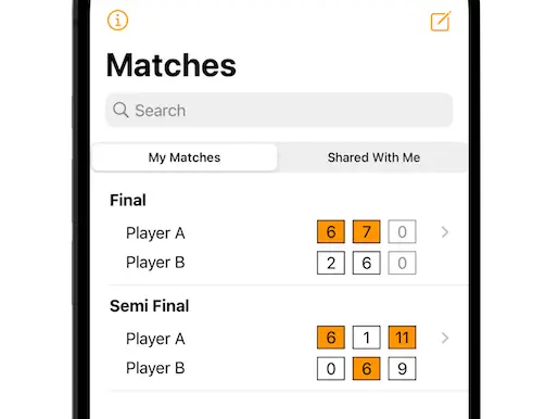match list screen